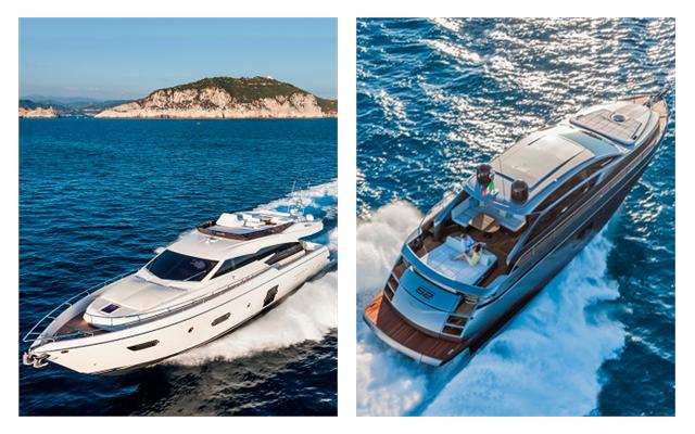 The Ferretti Yachts 750 and Pershing 62: two première for the german market at the Düsseldorf International Boat Show