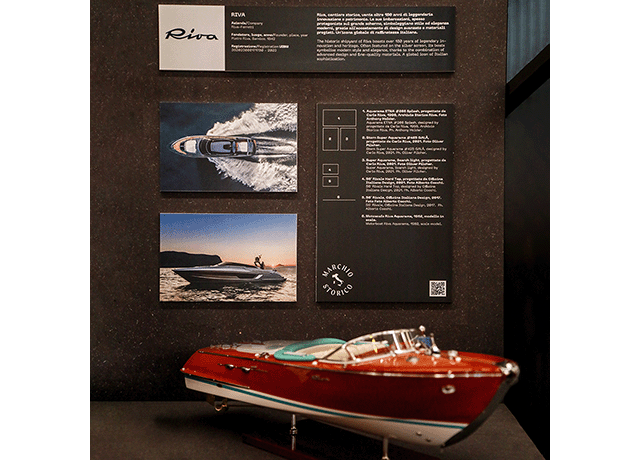 Riva celebra la excelencia italiana en la exposición “IDENTITALIA The Iconic Italian Brands”.<br />
 